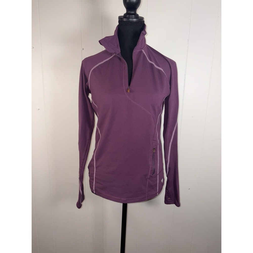 Mountain Hardwear Women's Quarter Zip Pullover OL3725 Purple Small